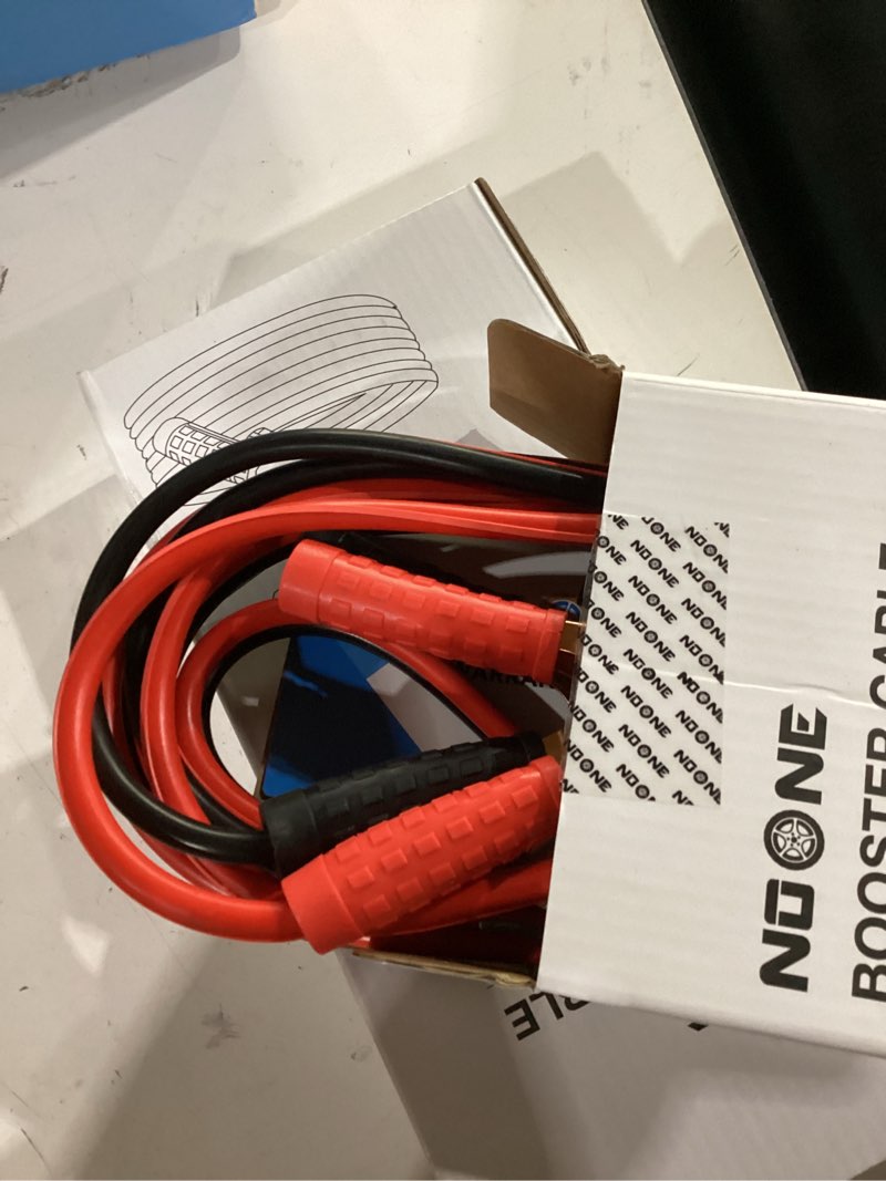 Condition photo showing Good Condition for noone jumper cables for car battery, heavy duty automotive booster cables for jump starting dead or weak batteries (10-feet) 10gauge x 10ft