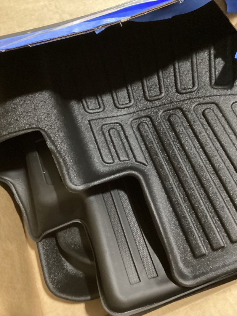 Condition photo showing Good Condition for Floor Mats Fits for Honda CR-V 2023 2024 2025(NOT for Hybrid), All Weather Protection TPE Anti-Slip Automotive Floor Liners, Includes 1st and 2nd Row Full Set Liners, Odorless Anti-Slip Mats Black Fit 2023-2025 Honda CR-V 1st & 2nd Row