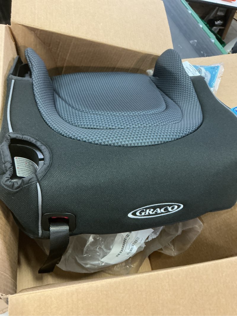 Condition photo showing As Is for Graco TurboBooster LX Backless Booster with LATCH, Rio, Black