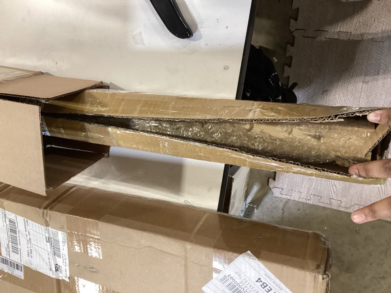 Condition photo showing Good Condition for doublefill 2 pack 47" kitchen cabinet light rail molding 1-3/8" wide x 1-3/8" trim wood unfinished kitchen cabinet molding for diy cabinetry, yellow poplar, 94" total 47''x1-3/8"x1-3/8'' cabinet light rail poplar