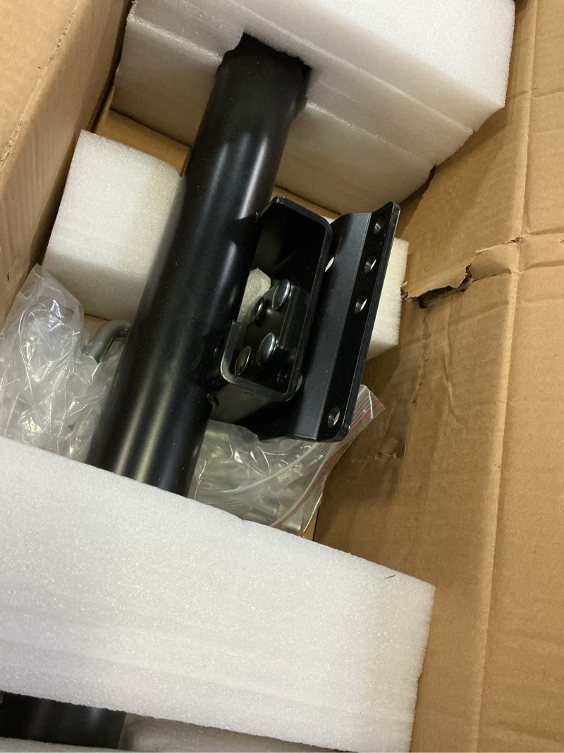 Condition photo showing Good Condition for 2000 lbs trailer jack with dual wheel heavy duty, 12" lift, 20-24v cordless drill compatible, for rv, boat, yacht & utility trailers, black