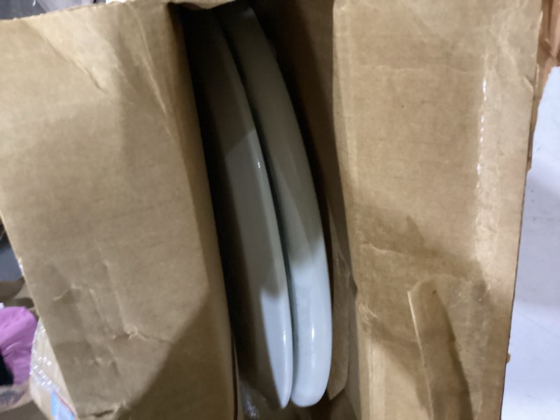 Condition photo showing Good Condition for mayfair nextstep2 toilet seat with toddler potty training seat built-in, slow close, easy clean, magnetic removable kids seat, made in usa, round, white