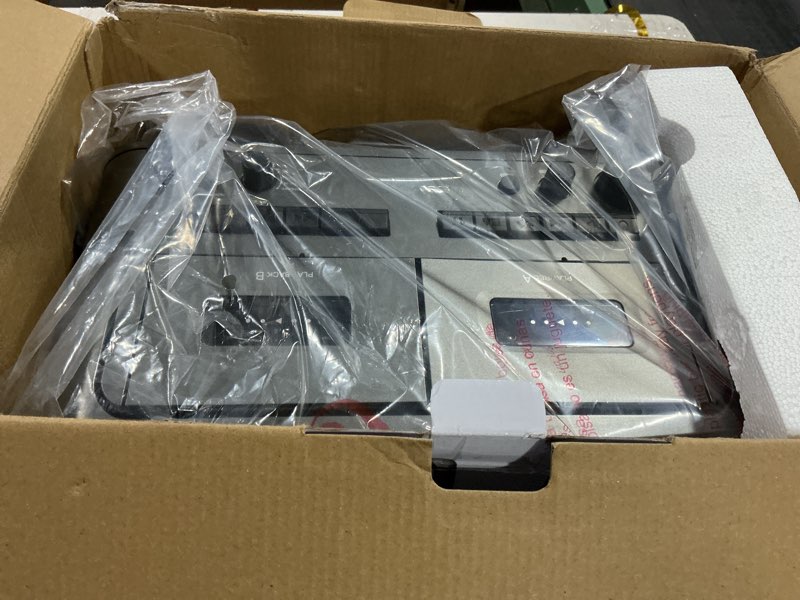 Condition photo showing Good Condition for Jensen MCR-1500 Vintage Stereo Portable CD/MP3 Dual Cassette Deck Recorder Boombox, LED Display, AM/FM Radio, Bass Boost (Exclusive) (Platinum Silver)