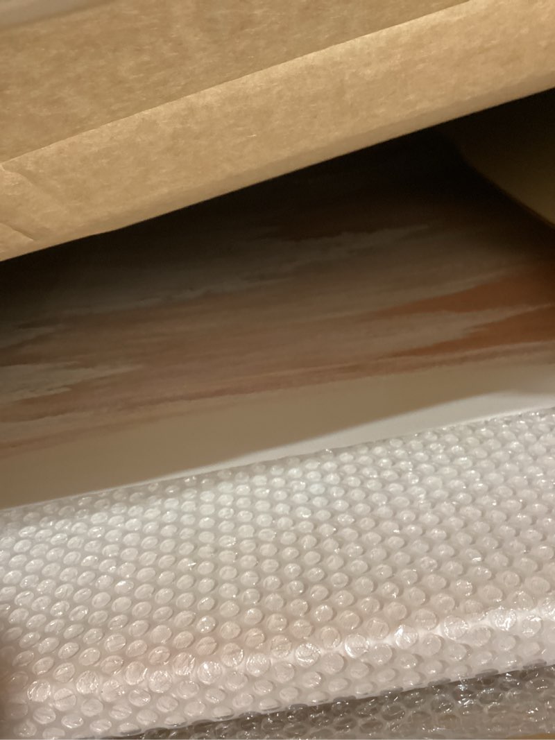 Condition photo showing Good Condition for Belmrxne Large Coastal Wall Art White Wave Wall Decor Aesthetic Landscape Canvas Painting Hanging Artwork for Living Room Bedroom Dining Room Office Home Decor 30x60 Inch 30"x60" Brown and White