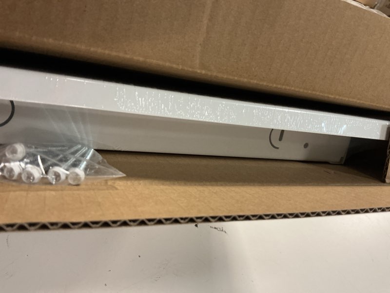 Condition photo showing New/Like New for return air grille,air return vent cover grill for ceiling and wall,steel hvac a/c vent cover grill fits duct opening 14"w x 14"h,holds 1" thick ac filter 14''w×14''h