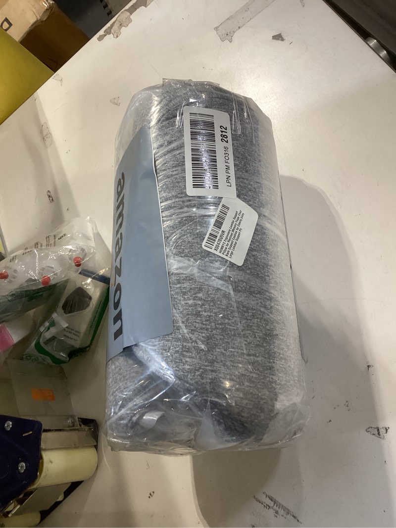 Condition photo showing New/Like New for hombys ergonomic lumbar support pillow for recliner,memory foam chair back support cushion for elderly,extra large lumbar support pillow,low back pain relief cushion,grey light grey