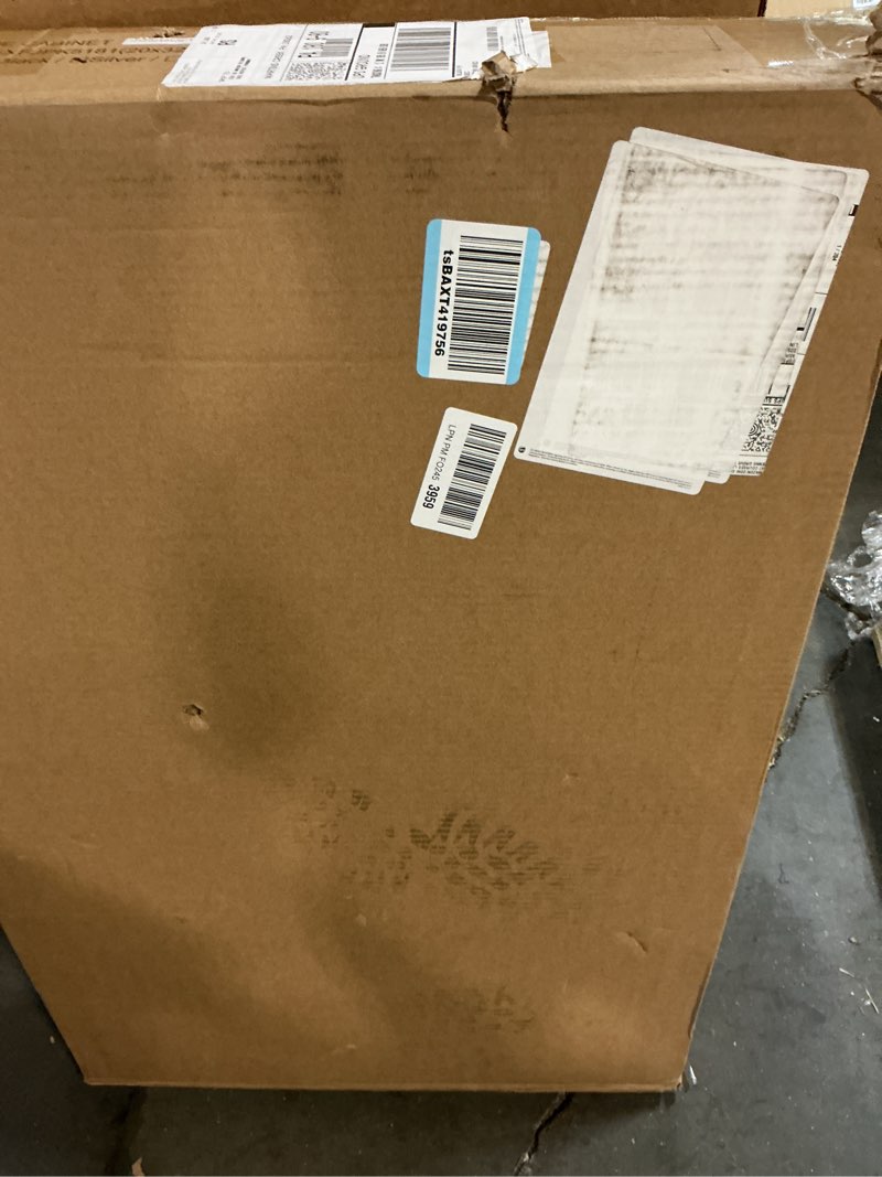 Condition photo showing Good Condition for TokeShimi 20x32 Bathroom Cabinet Mirror Tempered, Aluminum Silver Recessed Medicine Cabinet with Mirror Frameless Stepless Adjustable Shelf, Surface Mount Medicine Cabinet for Bathroom Silver 20x32 IN