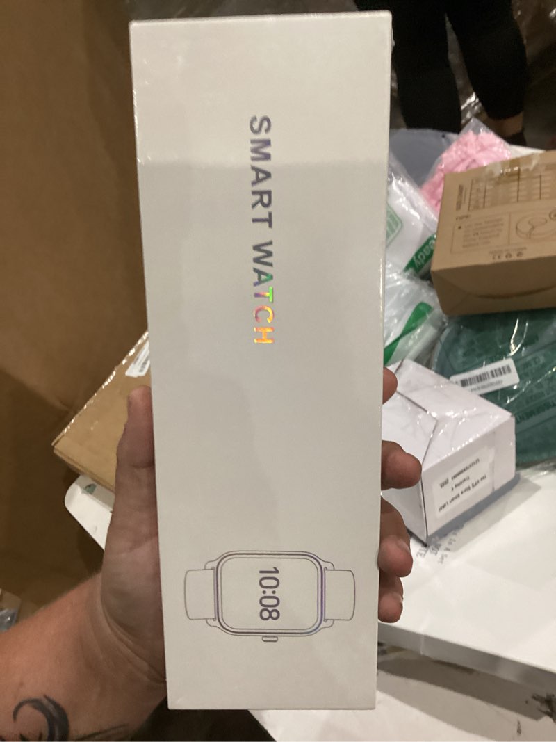 Condition photo showing New/Like New for fitpolo smart watch for women android & iphone, alexa built-in [1.8" hd screen] ip68 waterproof fitness watch with bluetooth call (answer/make), heart rate/sleep/spo2 monitor, 105 sports trackers pink