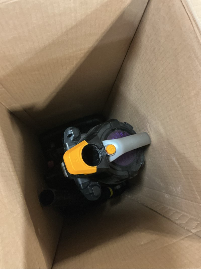 Condition photo showing As Is for eureka powerful lightweight upright vacuum carpet and floor, powerspeed neu202 with automatic cord rewind, purple powerspeed neu202 with automatic cord rewind purple
