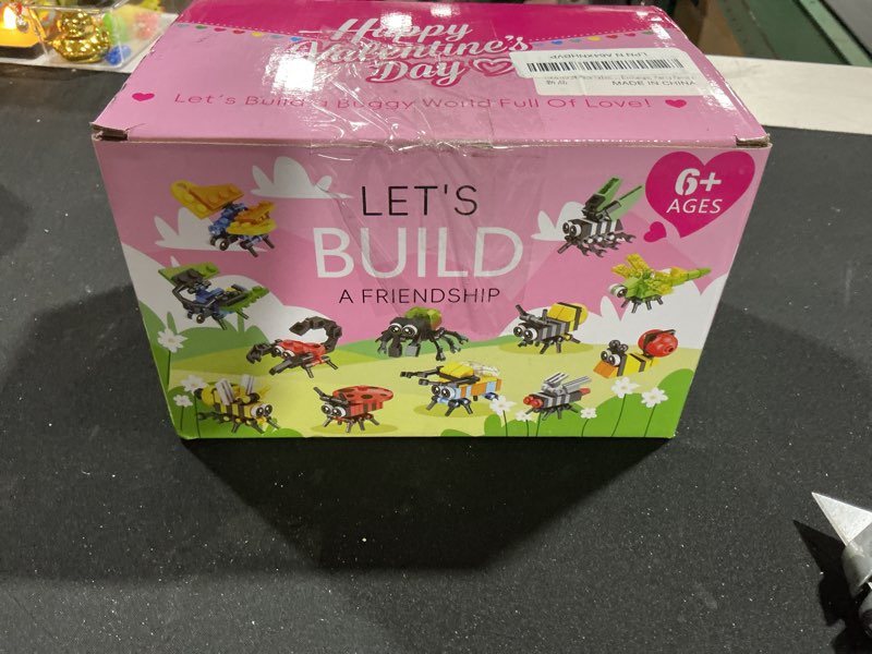 Condition photo showing Good Condition for TOCGAID Valentines Day Gifts for Kids Classroom: 24 Packs Valentines Cards Gift Box with Insect Buil