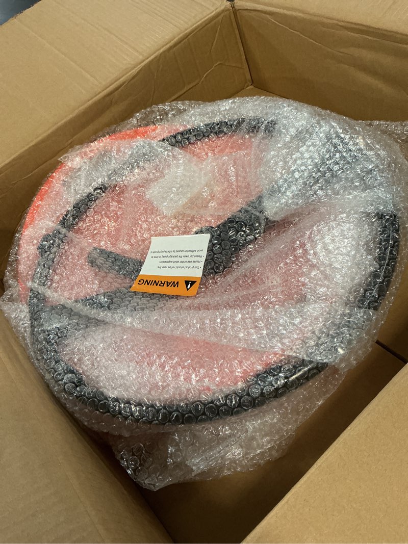 Condition photo showing Good Condition for zhenx spinning chair for autistic kids (ages 3-18) - 220lbs capacity sensory swivel seat - sensory toy for teens with adhd/autism - sit and spin calming gift to improve focus & body balance (orange) orange metal