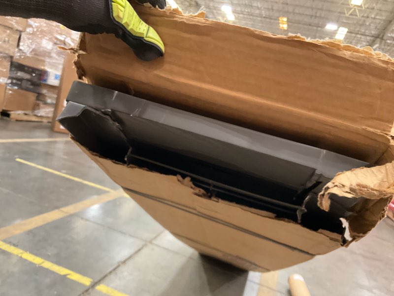Condition photo showing As Is for set of 2 12x72” louver 010 musket brown mid america p/n m00011272010