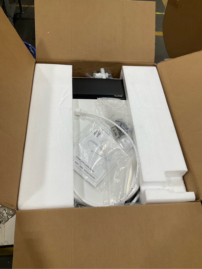 Condition photo showing Good Condition for electric toilet seat, elongated smart heated toilet seat with warm water & dryer, feminine & child hip wash, wireless remote, self-clean, stainless steel nozzle, adjustable water pressure