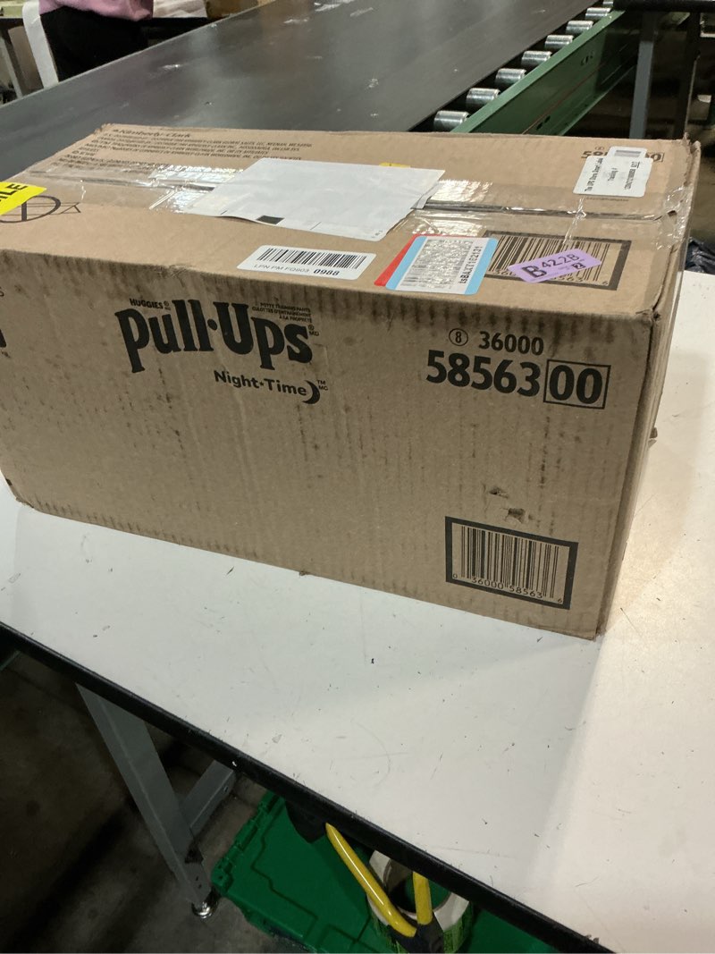 Condition photo showing New/Like New for pull-ups boys' night-time potty training pants, size 4t-5t overnight training underwear (38-50 lbs), 92 ct 4t-5t 92