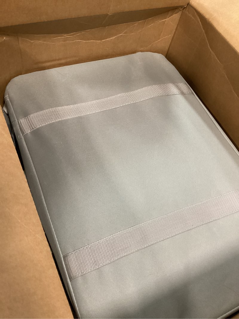 Condition photo showing Good Condition for extra large cat carrier soft sided, portable small dog carrier for 2 cats, 24"x16.5"x16" car travel folding comfortable design with litter box and bowls, grey-2+ litter box+ bowl*2 grey-2 without curtain
