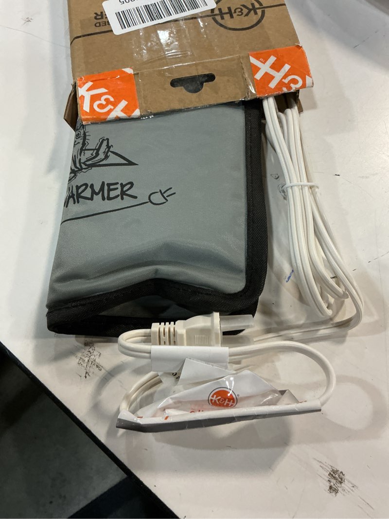 Condition photo showing Good Condition for K&H Pet Products Pet Bed Warmer, Turn Any Pet Bed Into a Heated Cat or Dog Bed, Waterproof Indoor Heated Warming Pad Insert, Automatic Temperature, Safety Listed - Small 10.25 X 9.25in Gray Gray Small