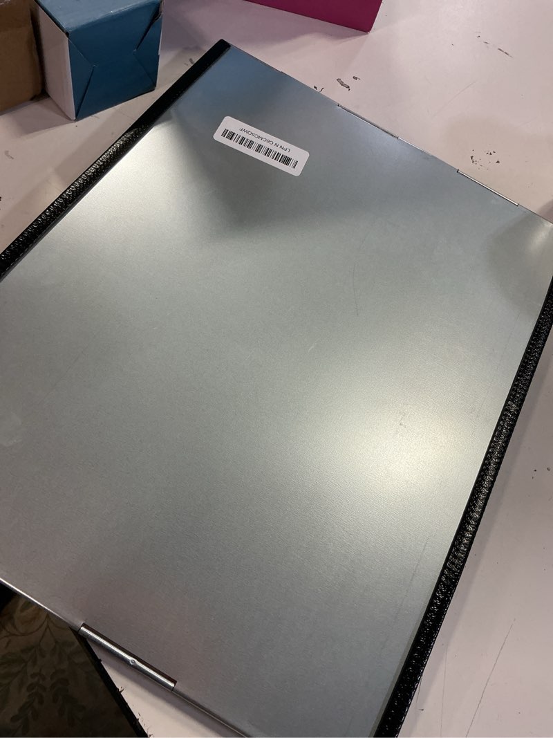 Condition photo showing Good Condition for splatter guard for frying non-stick 3 sided foldable grease splatter screen stainless steel backsplash anti splatter shield guard for stove screen protector for frying stove top wall l anginorld large