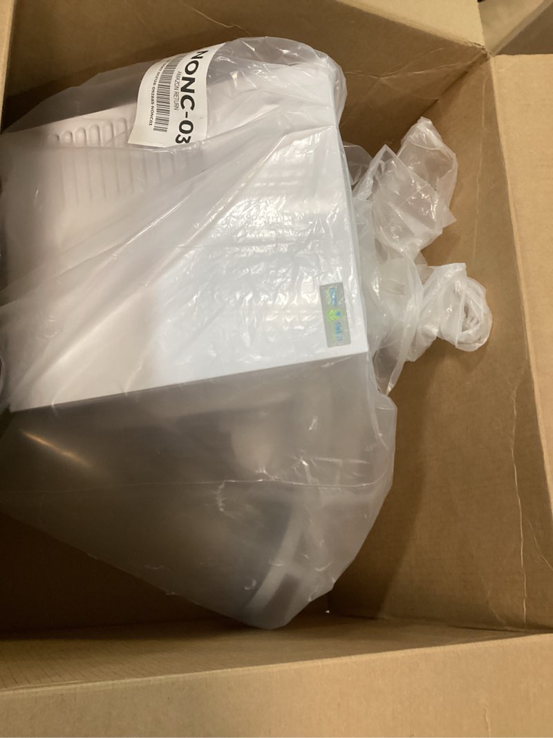 Condition photo showing As Is for Vornado EVDC300 Energy Smart Evaporative Humidifier with Automatic Shut-off, 1 Gallon Capacity, LED Display, White EVDC300 - 1 gallon Humidifier