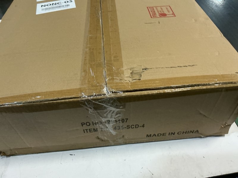 Condition photo showing New/Like New for 20” brushed brass modern chandelier classic 3 round metal pendant light contemporary adjustable industrial pendant light for dining room kitchen island living room bedroom, ul listed