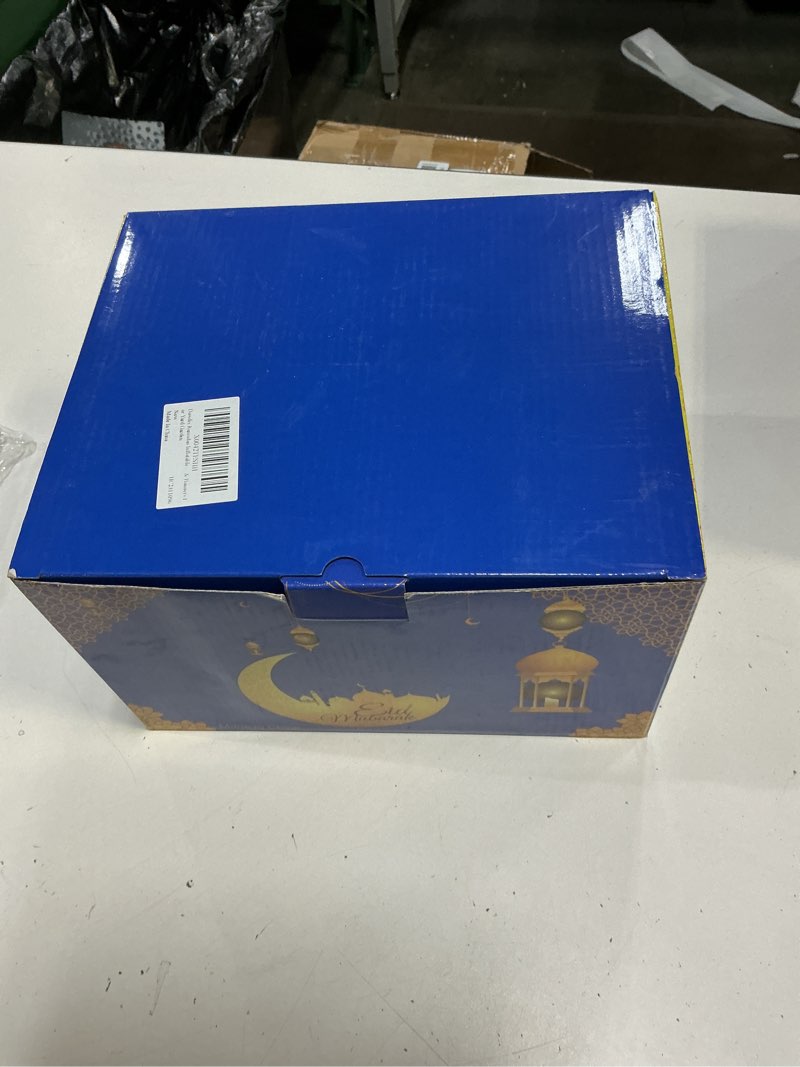Condition photo showing New/Like New for dawdix 6ft inflatable ramadan mosque decoration, inflatable masjid eid mubarak outdoor decor, muslim islamic holiday blow-up lawn and garden masjid_yellow