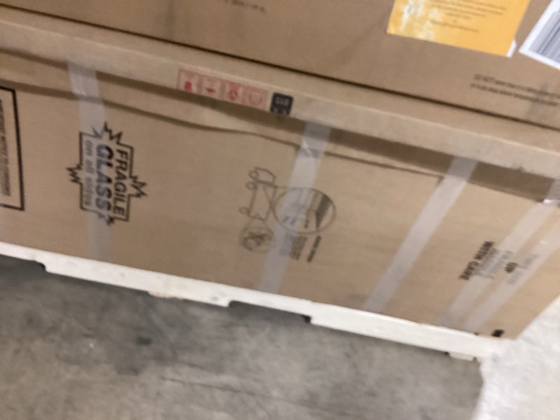 Howard Miller Hoffmann Curio Cabinet II - Grey Finish Adjustable Glass Shelves with Interior Lightni