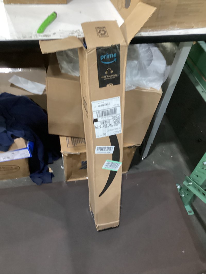 Condition photo showing As Is for Blue outdoor rug