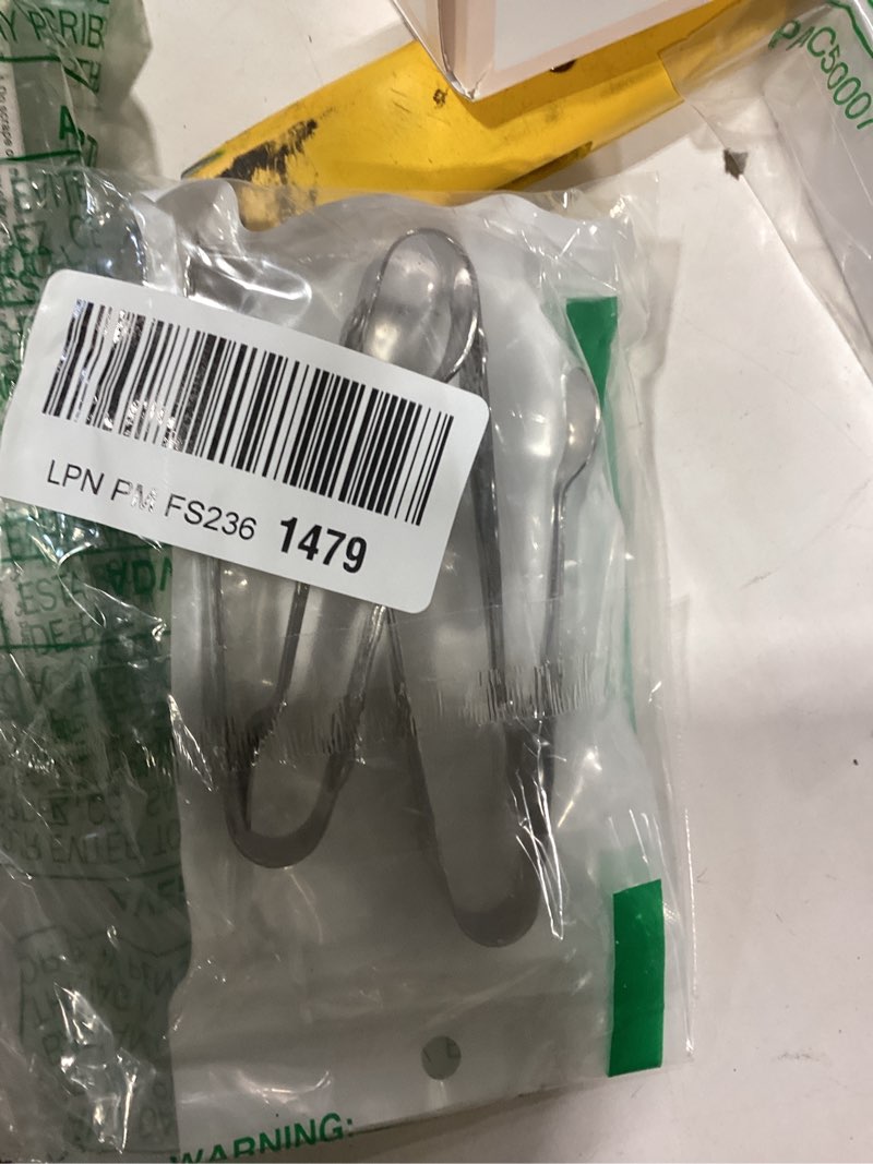 Condition photo showing New/Like New for 3pcs mini serving tongs, 4inch rose stainless steel sugar cube tongs, sliver small ice tong for tea and coffee party, appetizers, desserts by sunenlyst (silver)