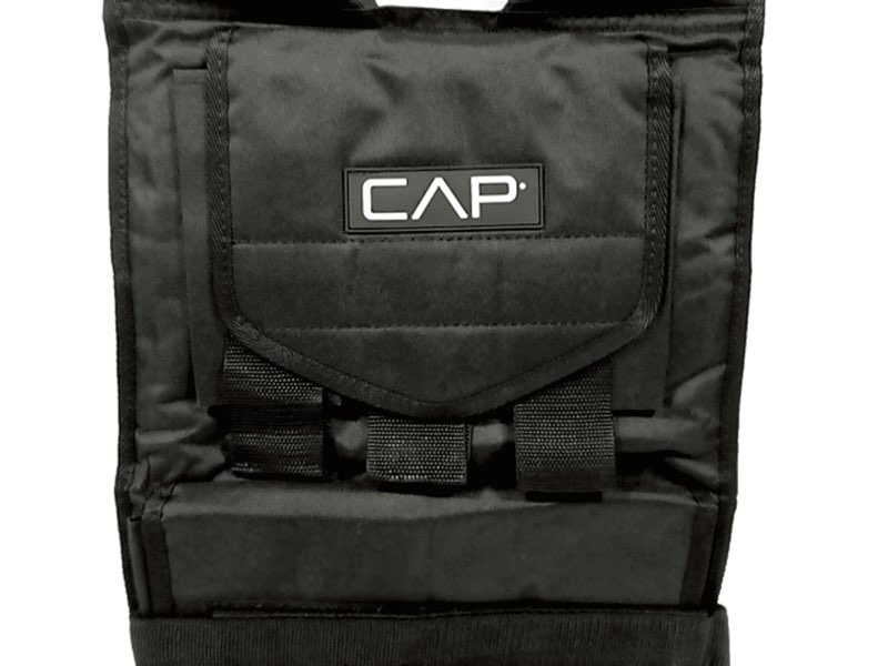 CAP, Adjustable Weighted Vest, Black,