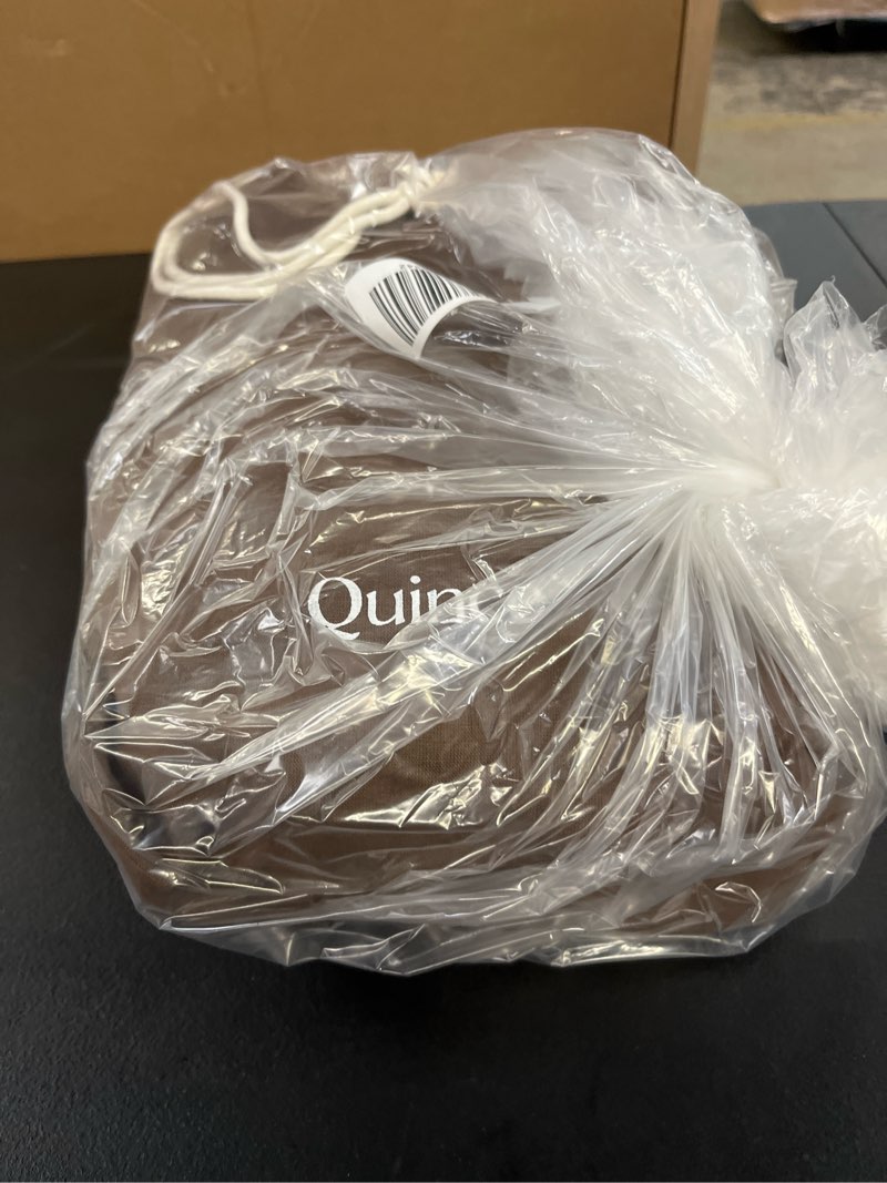 Condition photo showing Good Condition for european linen duvet cover, full/queen, espresso
