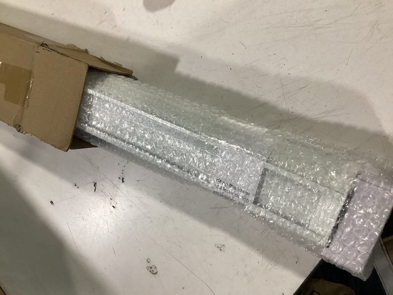 Condition photo showing Good Condition for cordless zebra blinds for windows, 53" w x 72" h zebra roller shades with valance free stop zebra roller shades, light control window treatments dual layer sheer blinds for day and night white 53"w x 72"h
