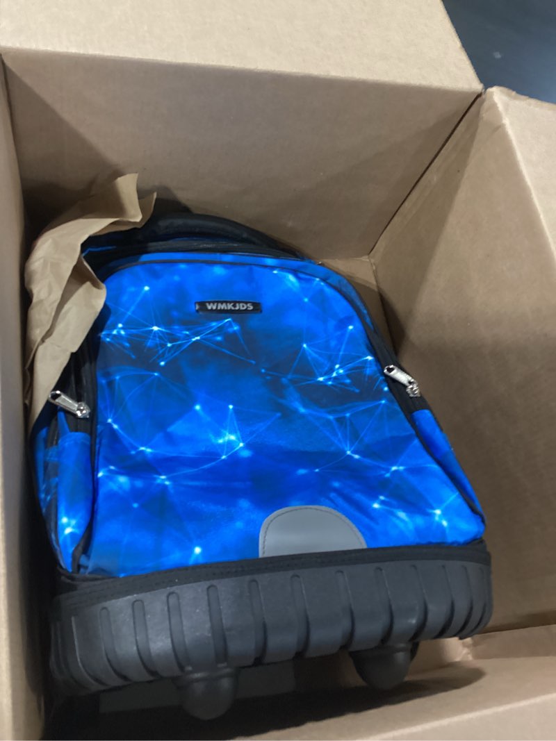 Condition photo showing Good Condition for Rolling Backpack, 55L (14.5gal) Backpack with Wheels for Business, Waterproof Backpack with Dual Handles and Silent Large Wheels, Carry on Backpack with Laptop Compartment (Red,22 inch) Red(22 Inch)