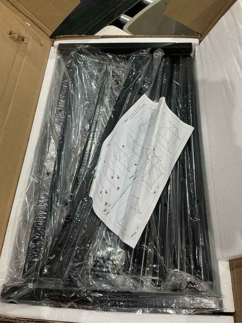 Condition photo showing Good Condition for 3d printer stand with filaments storage - 3d printer table filament storage rack heavy duty 3d cart desk with wheels for workshop studio office (brown)