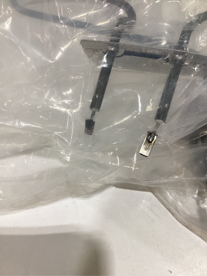 Condition photo showing As Is for wb44t10018 wb44t10025 replacement heating element for ge electric ovens jcsp38bk1bb jd900bk1bb jdp39bk1bb jds28ck1cc jsp39bk1bb jss28bk1bb jtp15aa2aa series