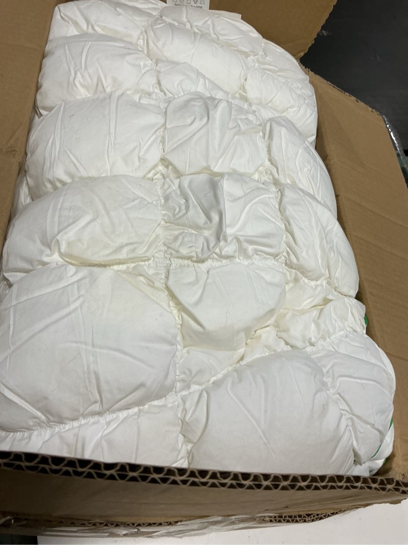 Condition photo showing Good Condition for your moon fluffy support bed pillow queen size set of 2, super soft premium down-alternative filling for sleeping, luxury hotel quality bed pillows for side sleeper (white) white queen (pack of 2)