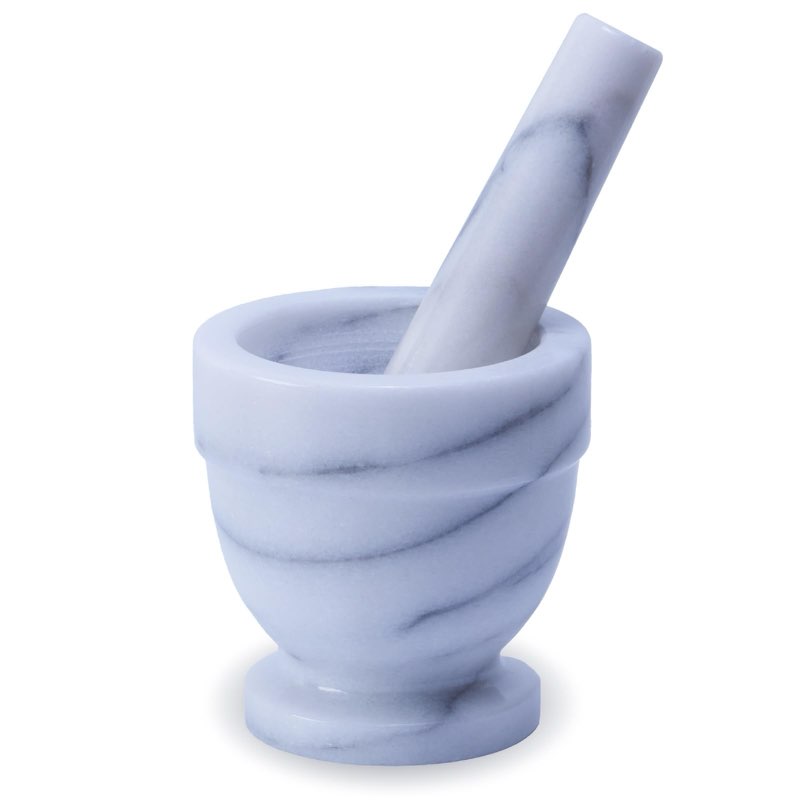 Liuher marble mortar utensil 6-3/4” 6803 