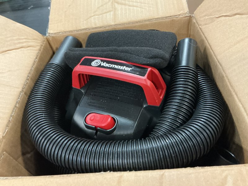 Condition photo showing As Is for Vacmaster 2.5-Gallon* 2 Peak HP Wall Mountable Wet/Dry Vacuum – VOM205P 1101