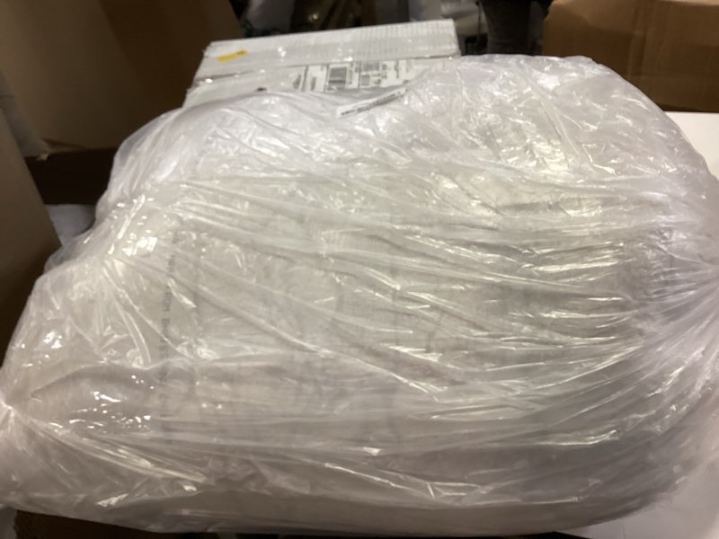 Condition photo showing As Is for Joiedomi Tufted King Size Comforter Set, 3 Pieces Beige Boho King Bedding Set with 1 Plaid Geometric Comforter and 2 Pillow Shams, Checkered Bed in a Bag for All Seasons 01 - Beige - Tufted Checkboard King