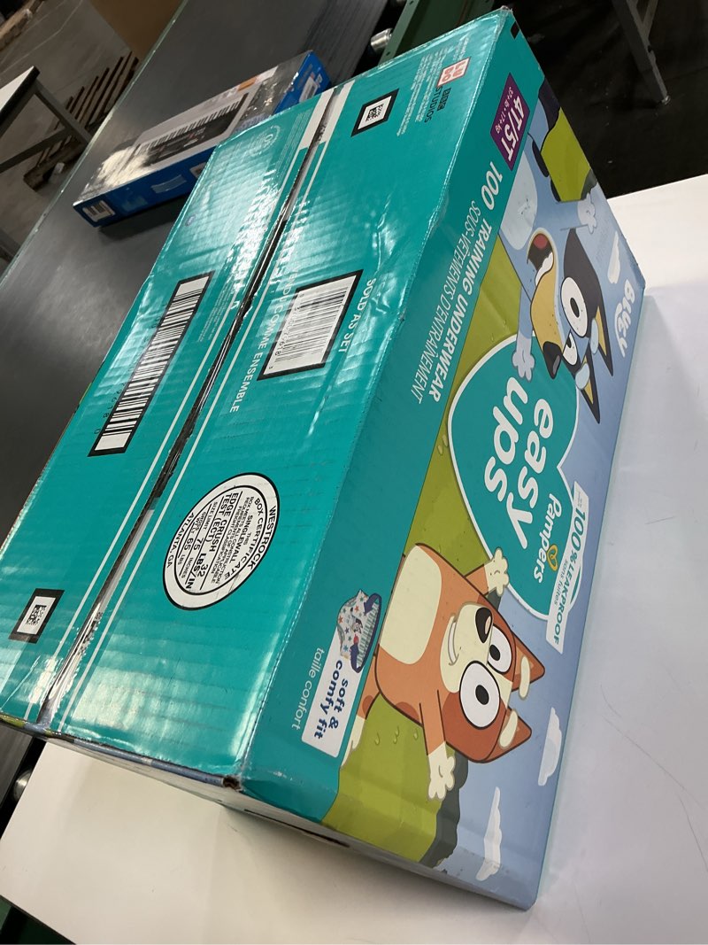 Condition photo showing New/Like New for Pampers Easy Ups Bluey Training Underwear - Size 4T-5T - 100ct