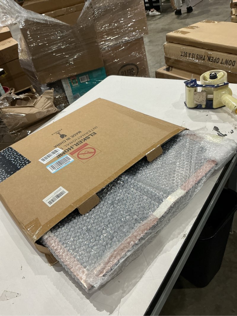 Condition photo showing Good Condition for elsker&home diploma frames 11x14 with mat- solid cherry wood - display 11x14 document/certificate with mat or 15x18 without mat - wall mount display (double mat, black mat with golden rim) mahogany+black(golden rim) mat 11x14 with mat