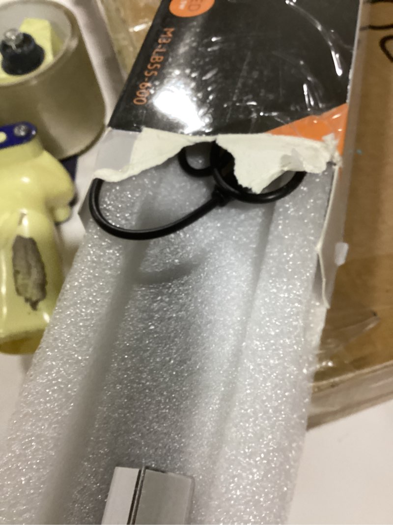 Condition photo showing New/Like New for Under Cabinet Lights Remote Control,2 Pack Magnetic Dimmable Closet Lights,USB Rechargeable Wireless LED Shop Light,Ceiling and Under Counter Lights for Kitchen, Black, 60CM Black 60CM