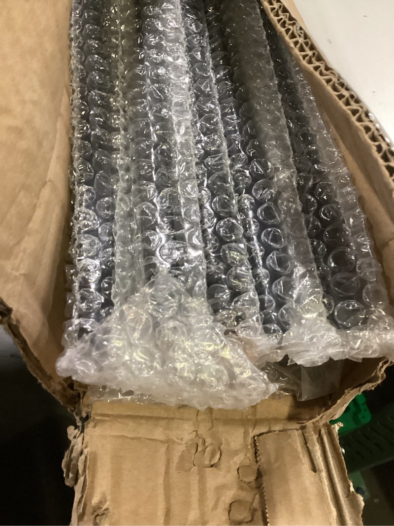 Condition photo showing New/Like New for 1/2 inch wrought iron rectangular balusters - hollow iron square plain bar stair balusters - metal spindles for indoor staircase with baluster shoes, satin black (10 pack) rectangular+plain bar 10 pack 10