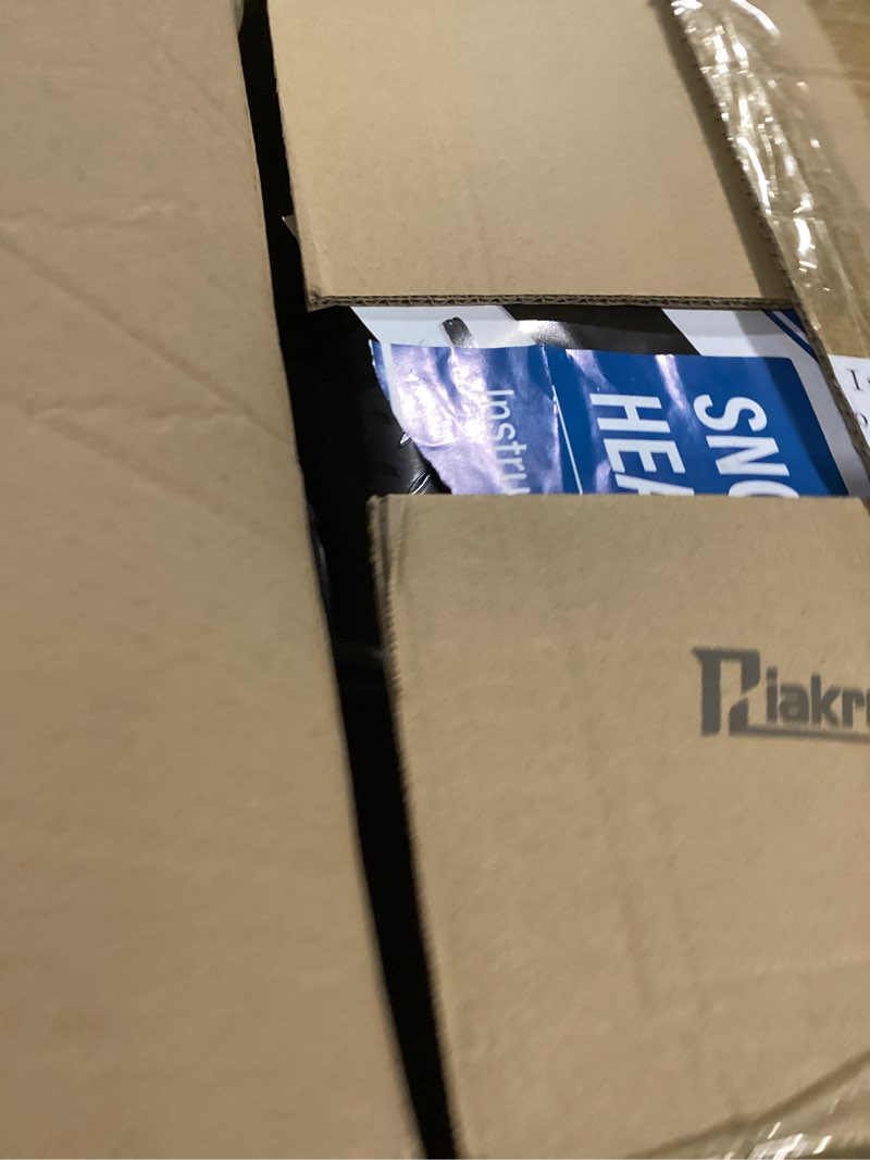 Condition photo showing As Is for Riakrum 2 Pcs Heated Snow Melting Mats Outdoor, 10 x 30 in Winter Anti-Slip Heated Rubber Mat for Walkways Decks and Sidewalks, Electric Snow and Ice Melting Pads Connection with 9.84 ft Power Cord 2 10 x 30 Inch