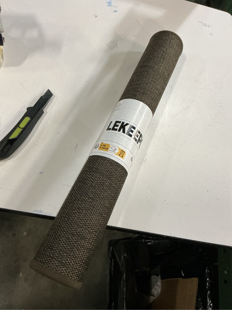 Condition photo showing New/Like New for LEKEEPGO Door Mat 17"x29", Non Slip Door Mat Indoor Entrance, Rubber Backing Indoor Door mats Washable Absorbent Low-Profile Doormat Front Entryway Entry Resist Dirt Inside Door Mats, Brown 1'5" x 2'5" (Rectangular) Coffee