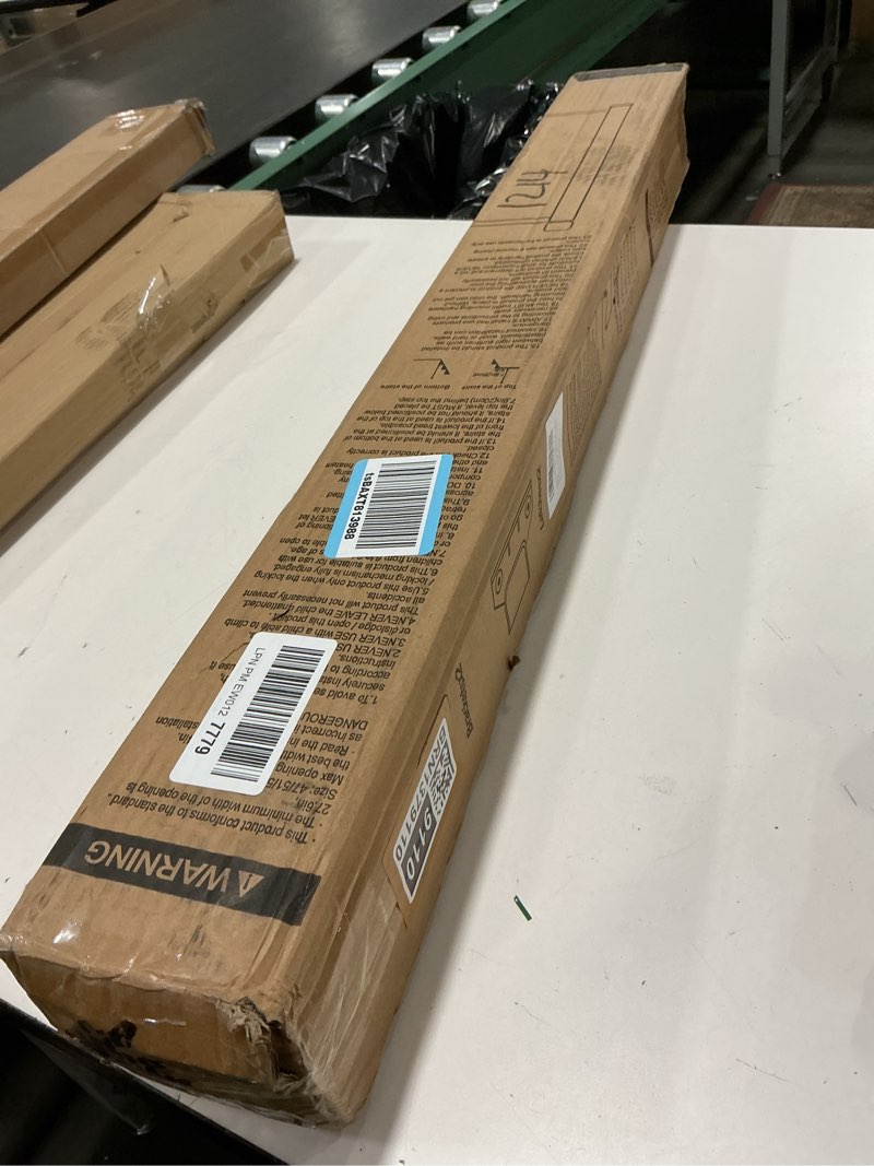 Condition photo showing New/Like New for 55 inch Retractable Baby Gates, EZIGO Extra Wide Baby Gate for Large Opening Extra Long Mesh Gate for Kids or Pet Dog Gate Child Safety Gate for Stairs Hallways Doorway Indoor Outdoor, Black Black 34'' X 55''