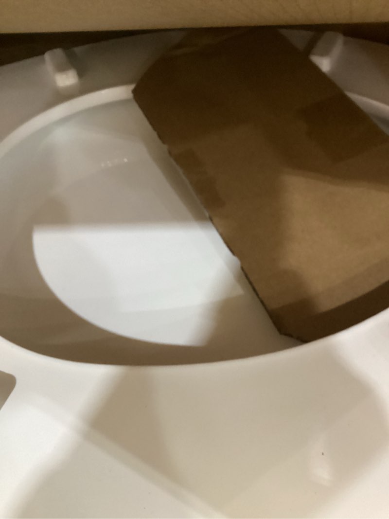 Condition photo showing New/Like New for Wood Toilet Seat, Slow Close, High Gloss Finish, Premium Moulded Wood, White, PIKLiDS (Round)