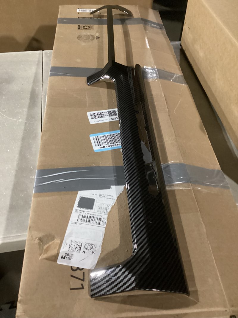 Condition photo showing Good Condition for Interior Accessories Carbon Fiber Center Console Dashboard Protective Panel Cover Trim Fit for Tacoma 2024 2025 with 14.3in Screen