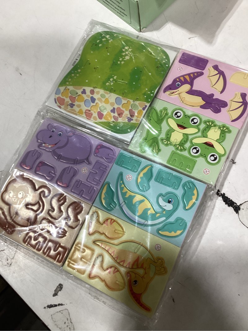 Condition photo showing New/Like New for FOIMAS 3D Puzzles for Kids,31 Pack Educational Puzzle Farmhouse Animal Puzzle Dinosaur for Kids Classroom Prize Gifts Party Favor Supply