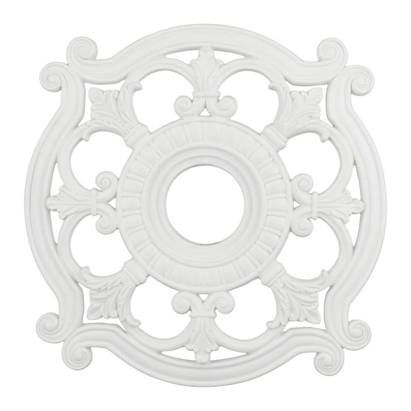 Nuanchu Large PU Ceiling Medallion Combination Decorative 2.36'' ID French Style Chandelier Base Cei