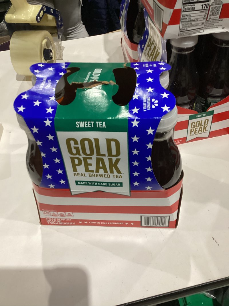 Condition photo showing New/Like New for Gold Peak Tea, Sweet Tea, 16.9 fl oz, 6 Pack