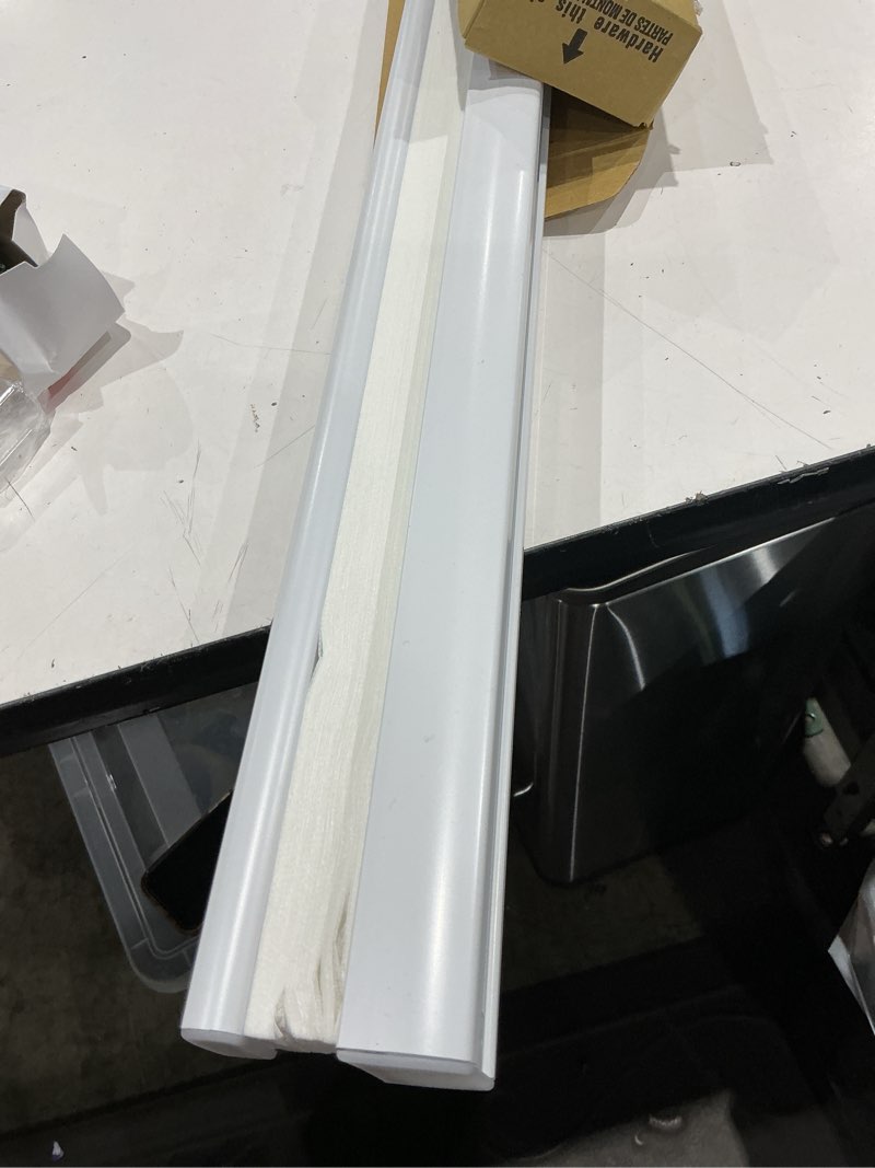 Condition photo showing Good Condition for allen + roth 39-in x 64-in white light filtering cordless cellular shade